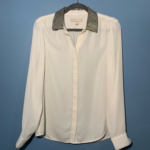 Banana Republic Tops - Banana Republic Button Down Sheer Blouse